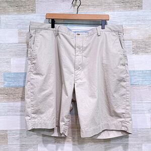 POLO Ralph Lauren Stretch Classic Fit Chino Shorts Beige Cotton Mens 44T 44 Tall